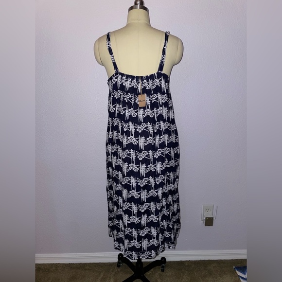 CP Shades navy white print dress - Picture 2 of 3